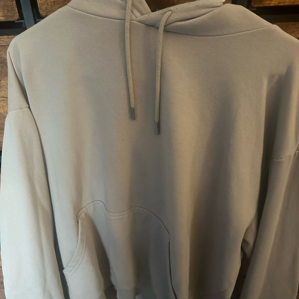 Men's Beige Hoodie